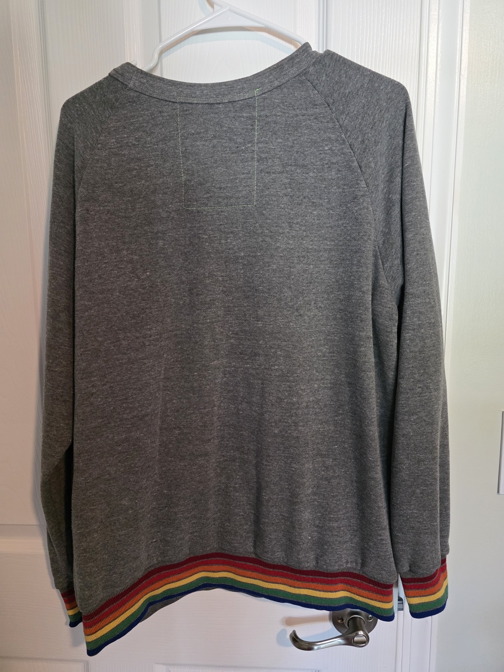 Aviator Nation Rainbow Rib Crewneck - Picture 5 of 8